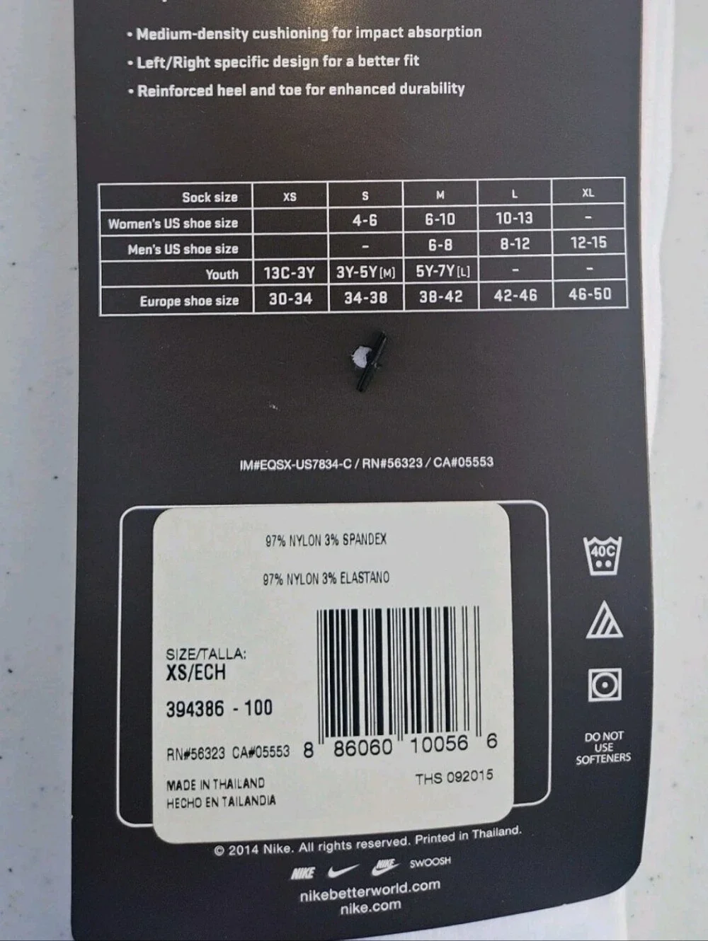 4 Nike Kid's Small White Classic Cushioned Soccer Socks Sealed New